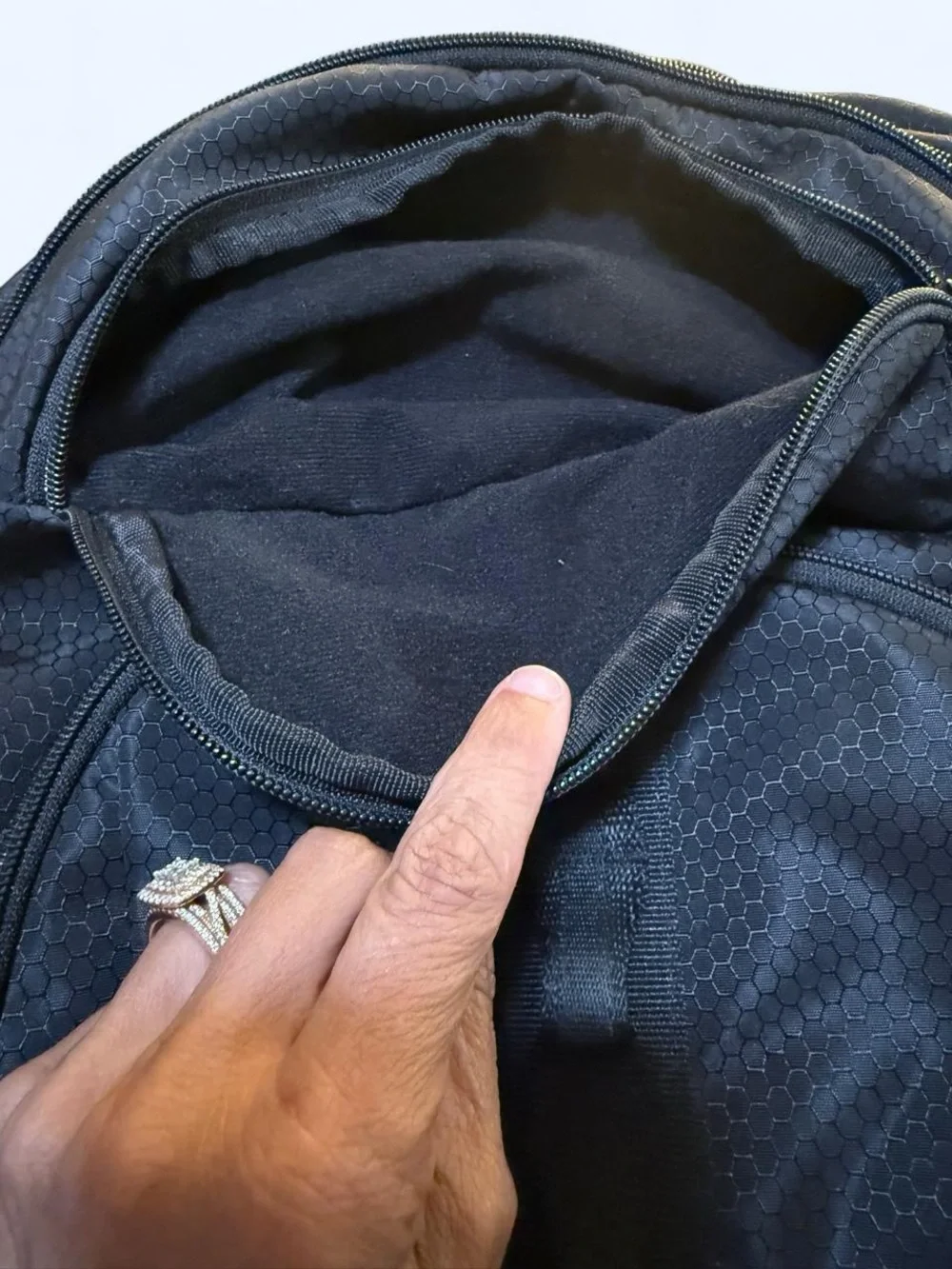 adidas Black Men's Multi‑Pocket Backpack